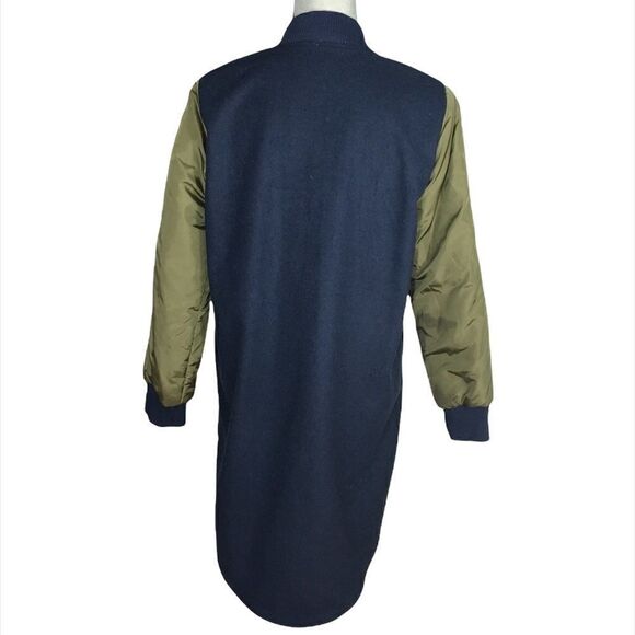 Hayden Long Navy and Green Jacket Size S - Picture 2 of 3